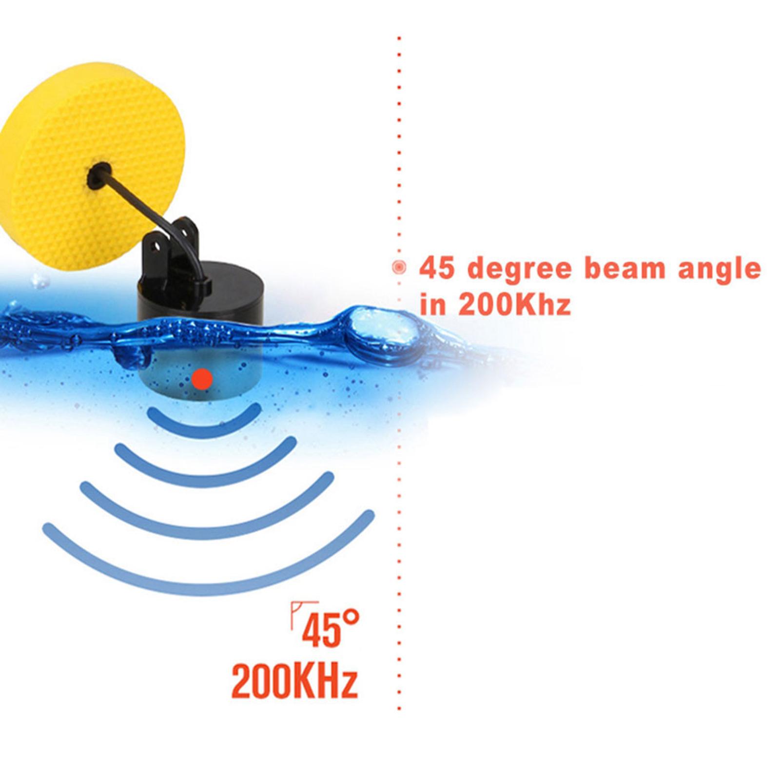 Fishing Equipment English - Alat Pendeteksi Ikan Portabel Sonar Pengukur