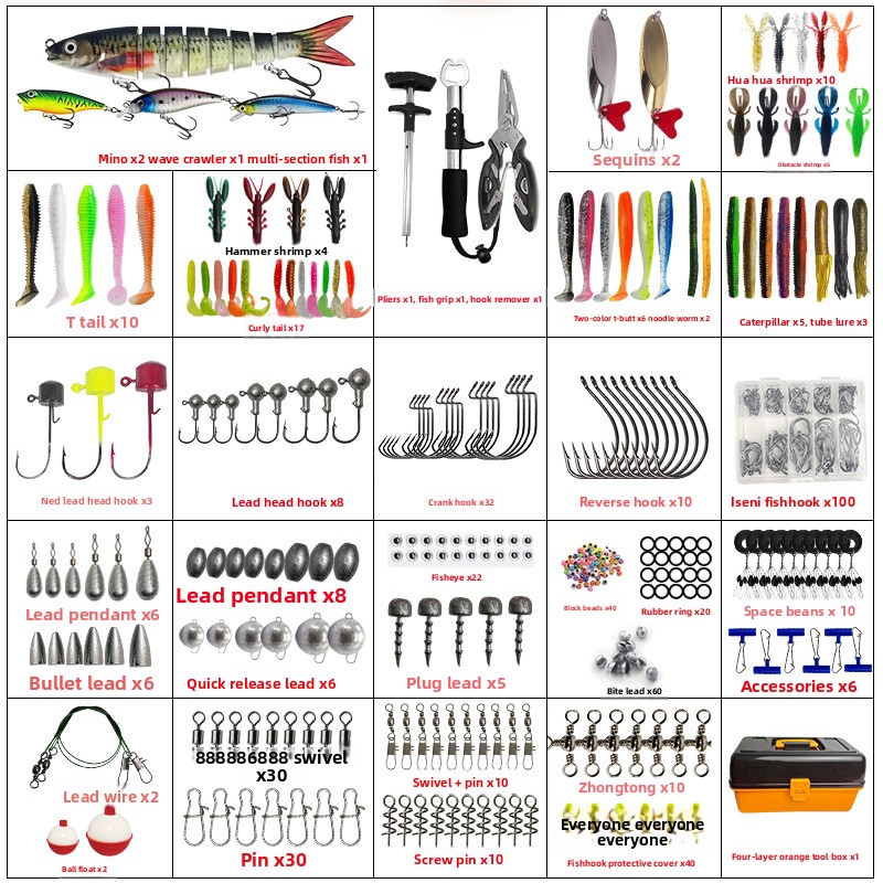 Set Aksesoris Umpan Pancing Lu - Fishing Lure ulasan dan harga