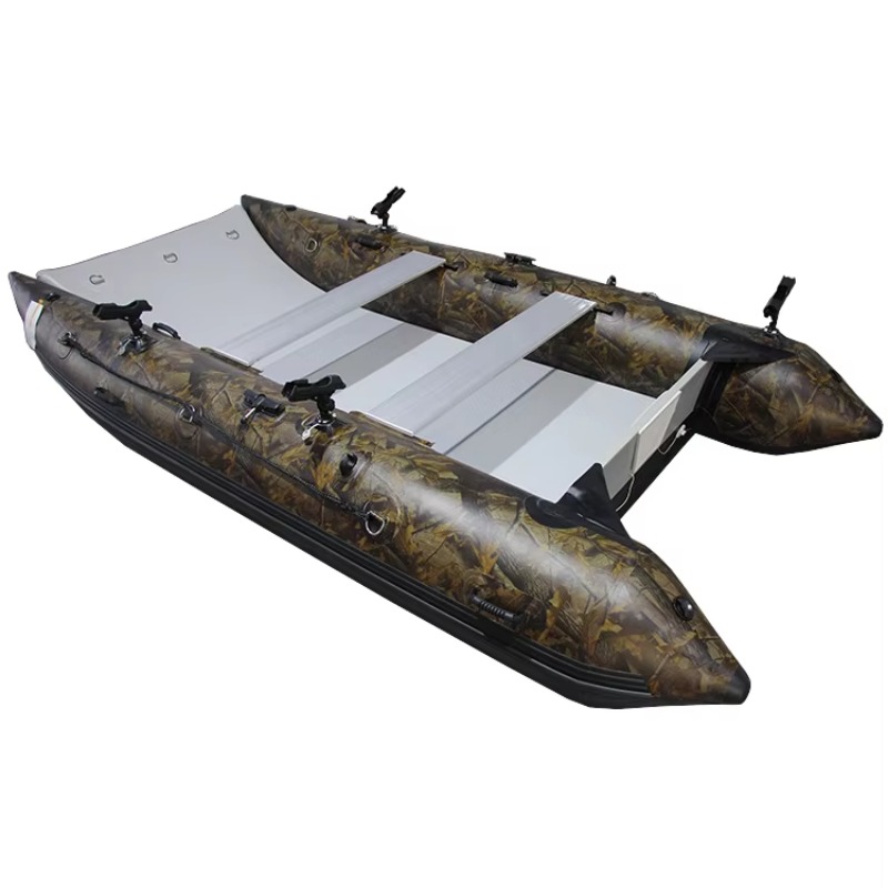 Perahu Katamaran Tiup PVC Kare - Fishing Lure ulasan dan harga